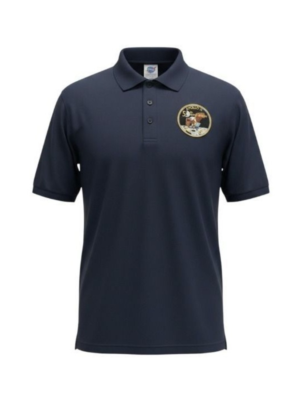 Men's Apollo 11 50th Anniversary Polo Shirt Navy XL